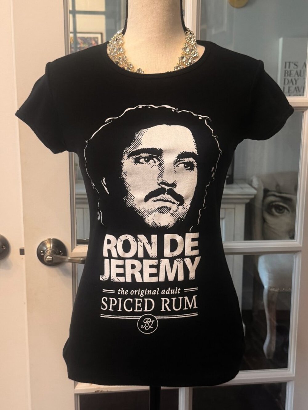 Vintage RON JEREMY Ron De Jeremy Spiced Rum "FOR ADULTS ONLY" PROMO T shirt S